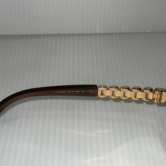 Chopard woman’s sunglasses special edition SCH A63S gold frame brown lenses - Picture 7 of 10